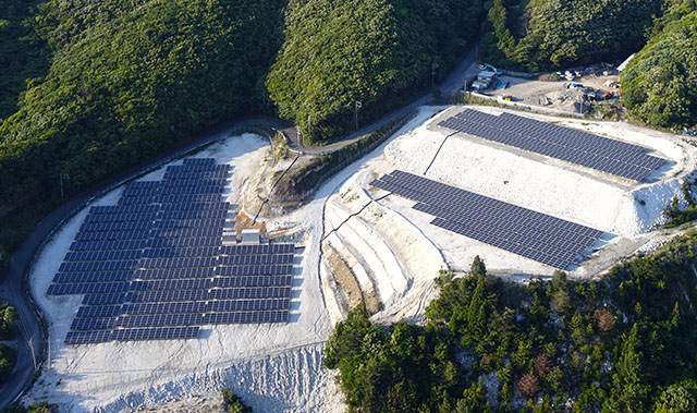 メガソーラ発電事業写真